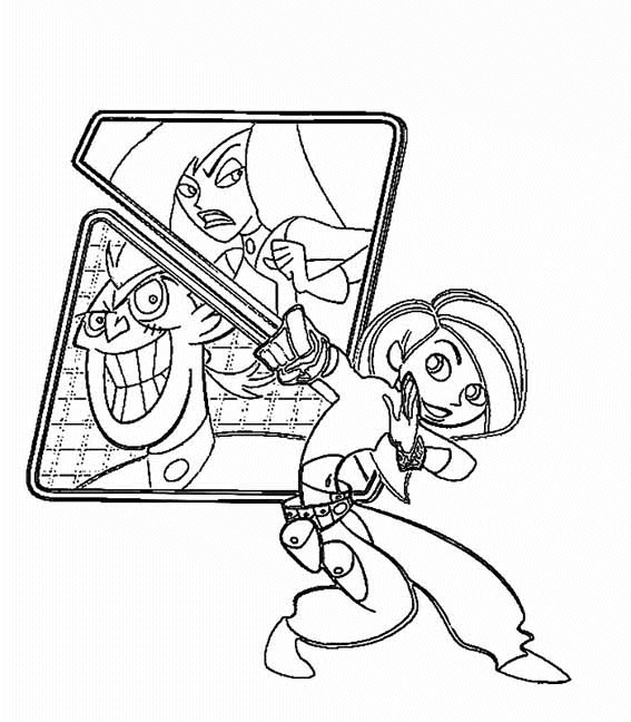 Kids-n-fun.com | 10 coloring pages of Kim Possible